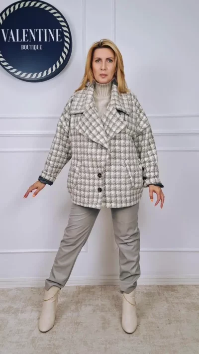 TAFFI Kurtka wełniana SE-SI