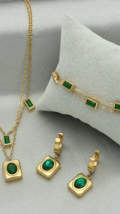 YVON Komplet biżuterii ze stali szlachetnej 99344