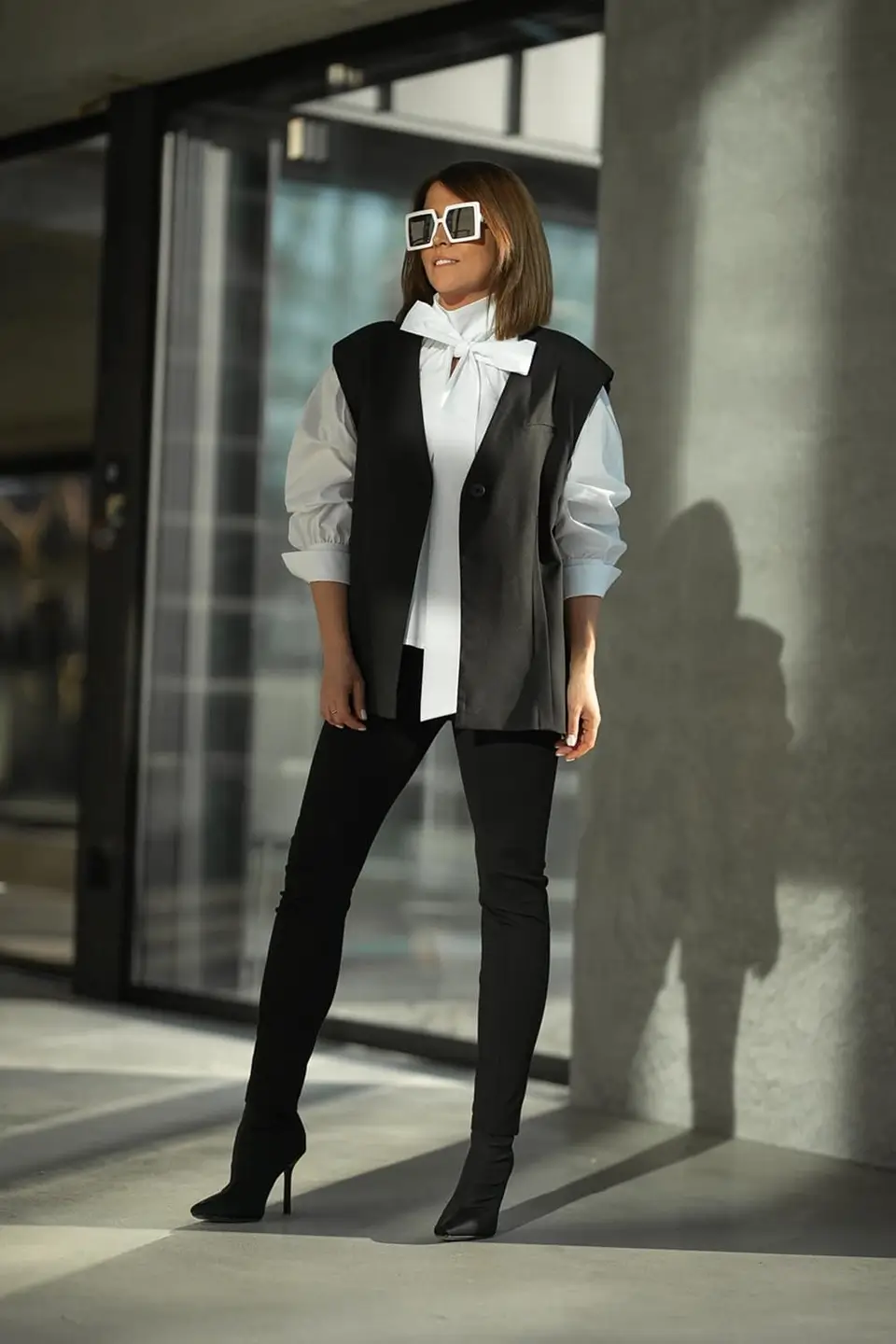 bastet kamizelka garniturowa czarna 3