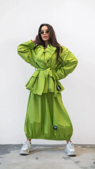 MISS CITY OFFICIAL Spódnica Avenue (zielony)