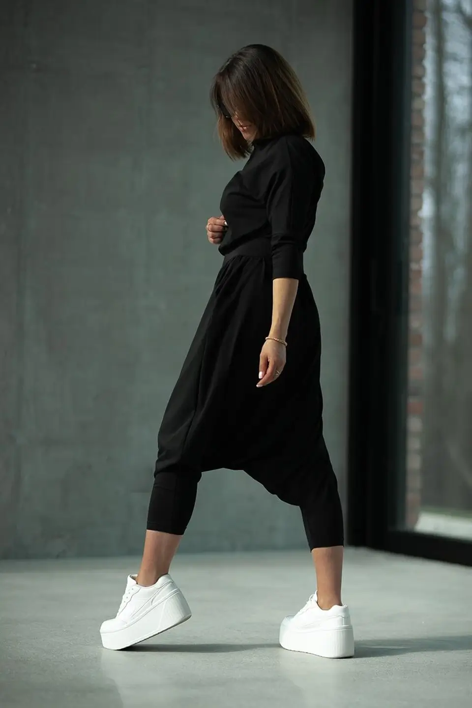 bastet kombinezon baggy czarny 1