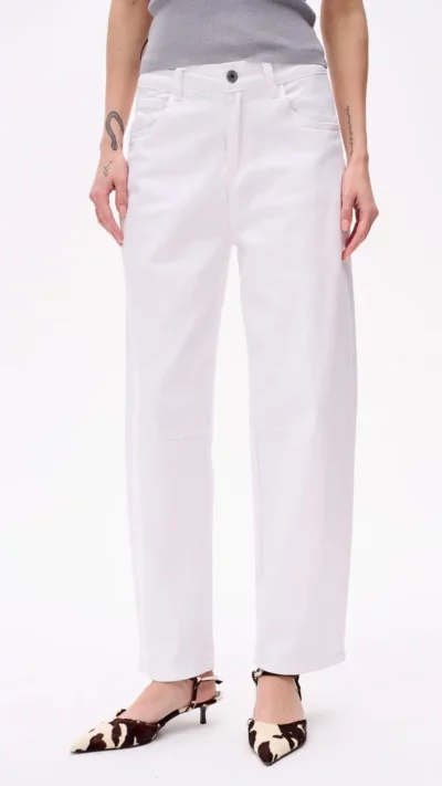 Blue Shadow Spodnie Jeans (Białe)