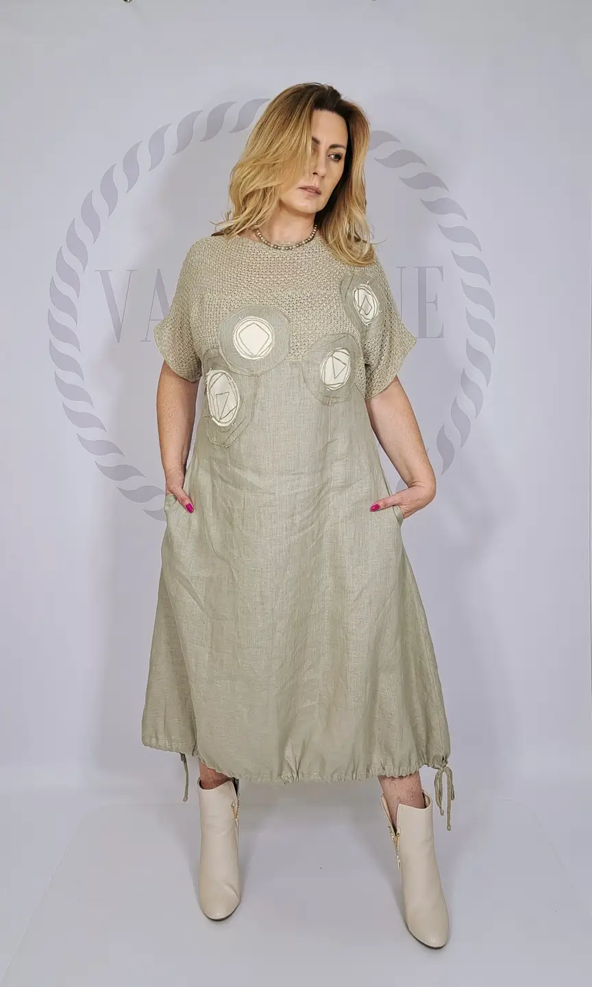 zele sukienka koła natural 3635 3