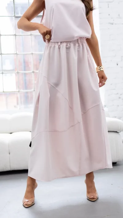 MISS CITY OFFICIAL Spódnica My Idea (pudrowy róż)