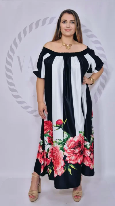 SASHA FERRANO sukienka KIM piwonie