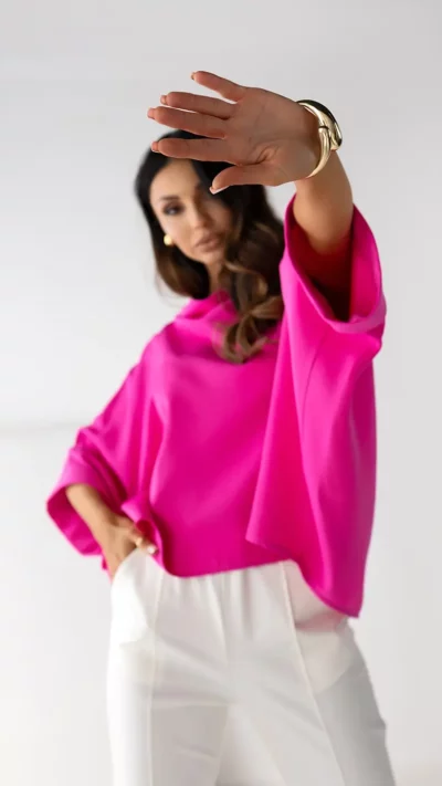 MISS CITY OFFICIAL Bluzka Kimono (różowy)