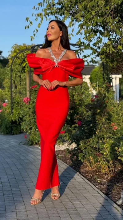 ELIZABETH Sukienka wieczorowa GALA (czerwień)