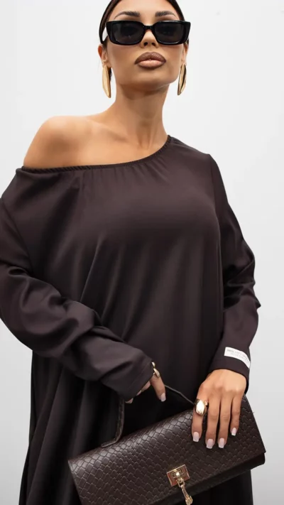 MISS CITY OFFICIAL Sukienka Bombka Edition (brąz)