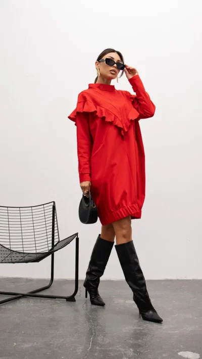 MISS CITY OFFICIAL Sukienka Miracle (czerwony)