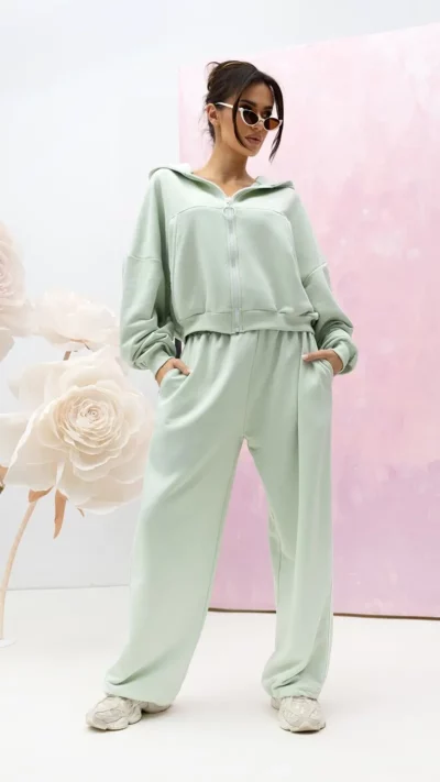 Lara Dres damski bawełniany (mięta)