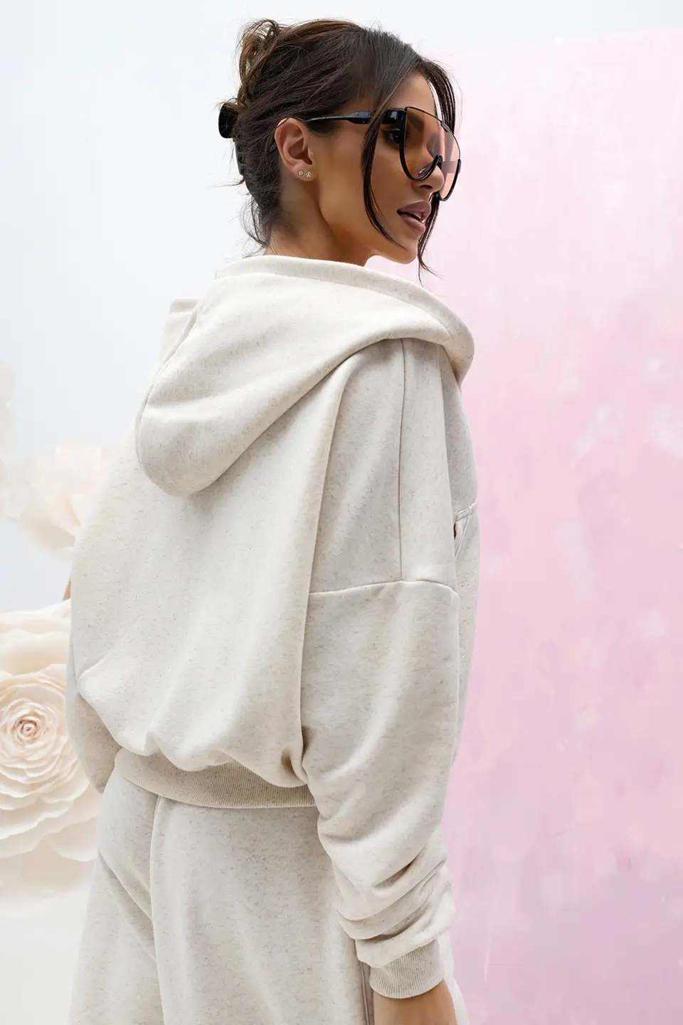 lara fashion dres bawelniany szary 4