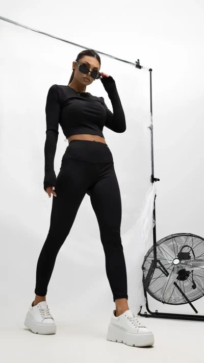 MISS CITY OFFICIAL Leginsy MissFit (czarny)