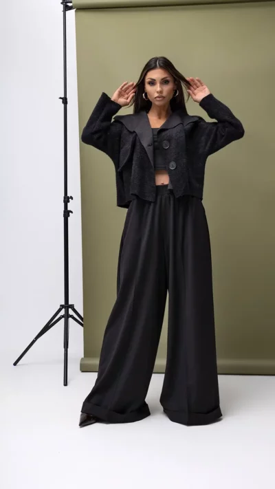 MISS CITY OFFICIAL Damska Narzutka Helium (czarny)