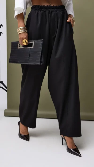 MISS CITY OFFICIAL Spodnie damskie Typical (czarny)