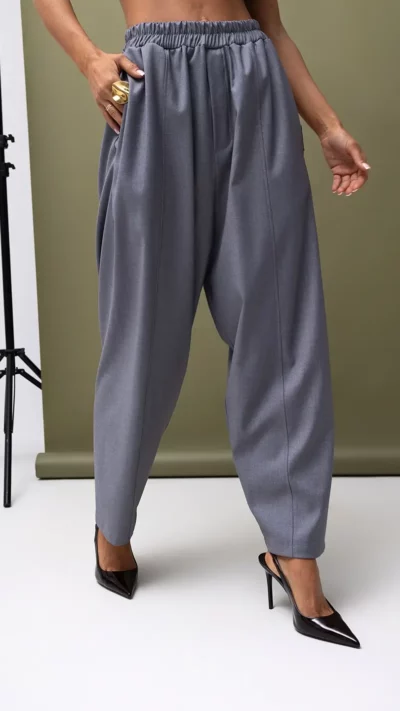 MISS CITY OFFICIAL Spodnie damskie Typical (szary)