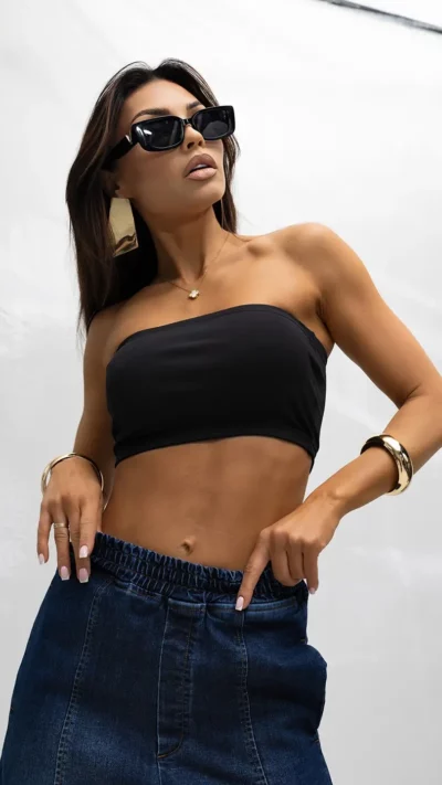 MISS CITY OFFICIAL Bandeau MissFit (czarny)