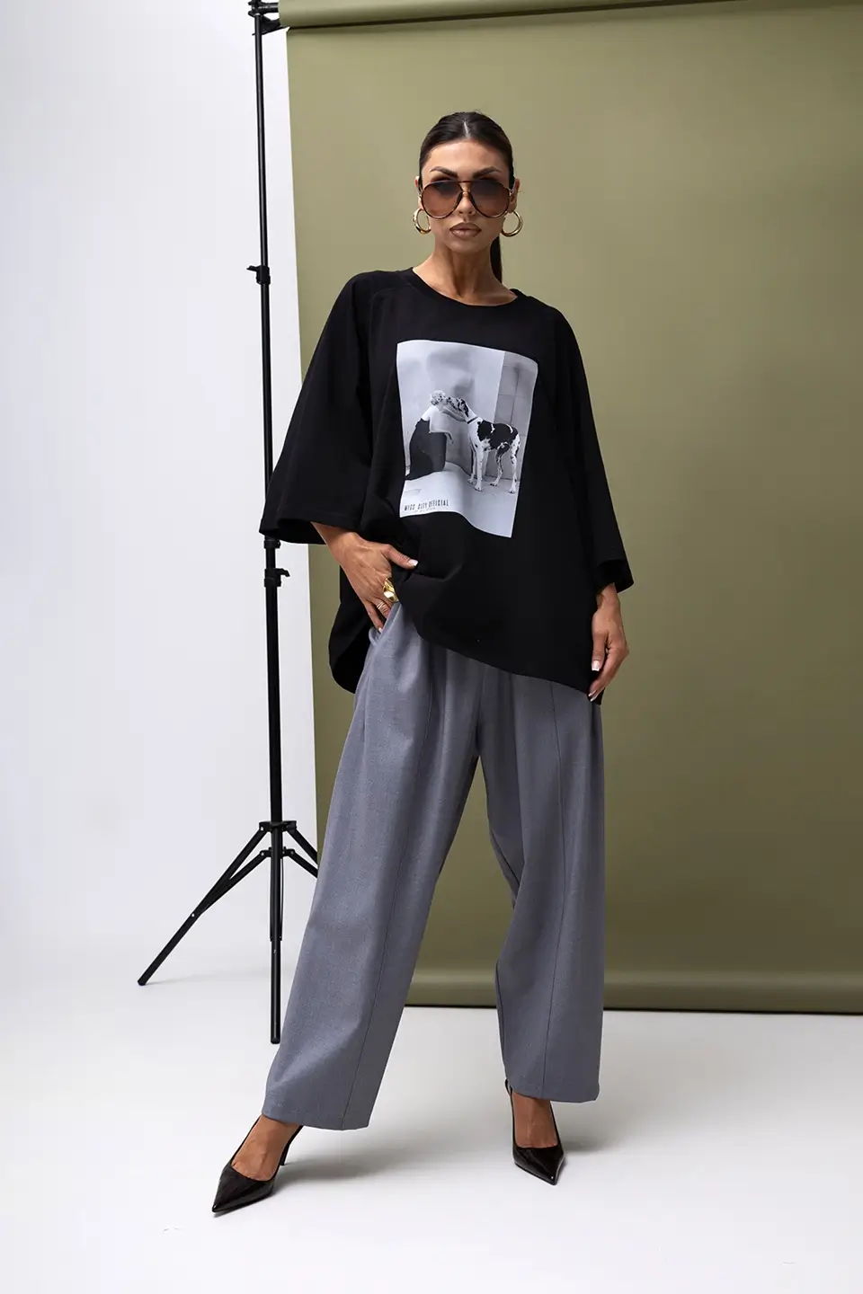 mco tshirt kiss czarny 2