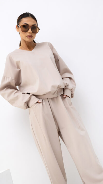 MISS CITY OFFICIAL Damska Bluza More To Lose (beżowy)