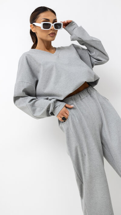 MISS CITY OFFICIAL Damska Bluza More To Lose (szary)