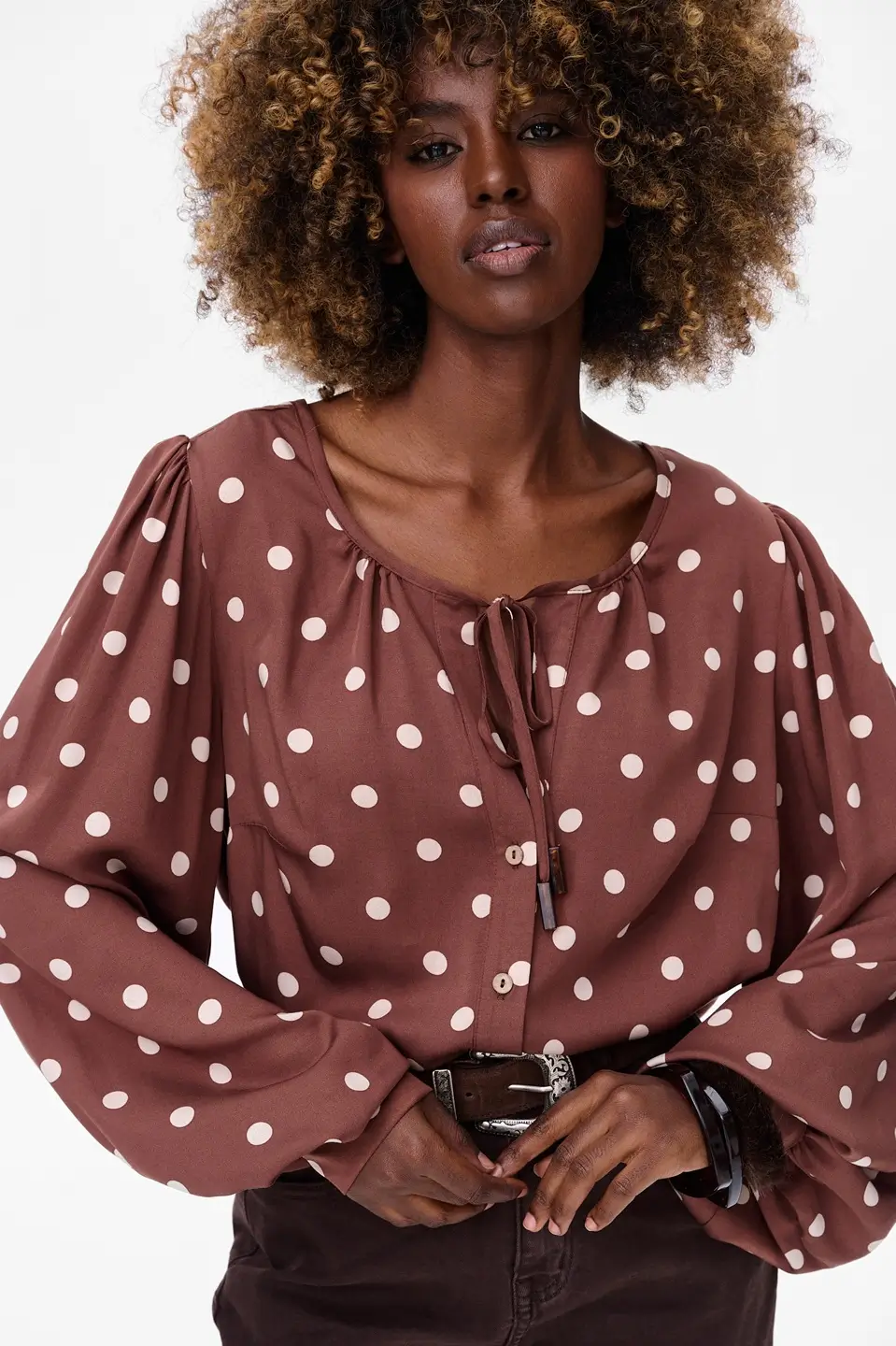 blue shadow bluzka cocoa grochy 4