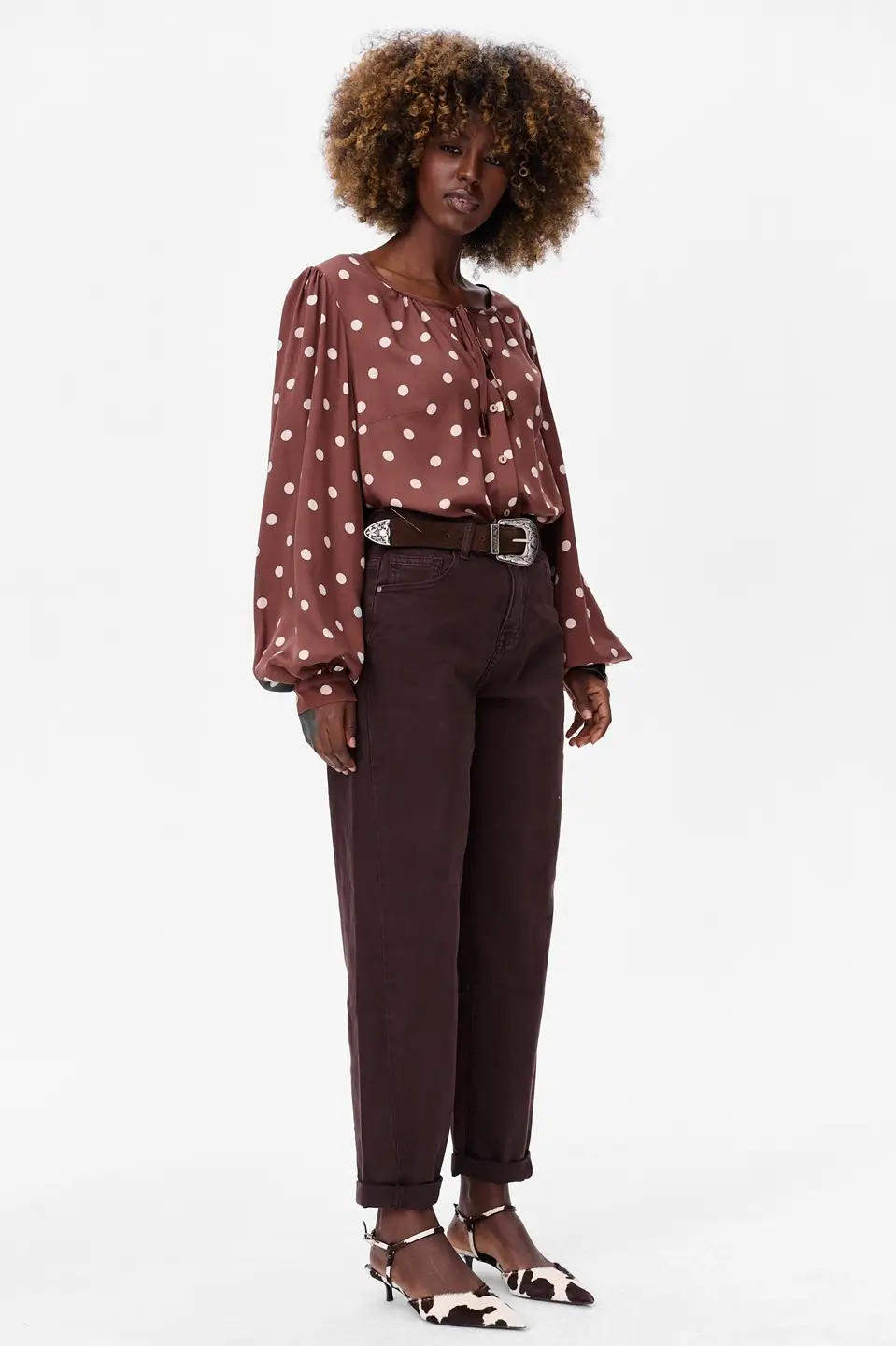 blue shadow bluzka cocoa grochy 7