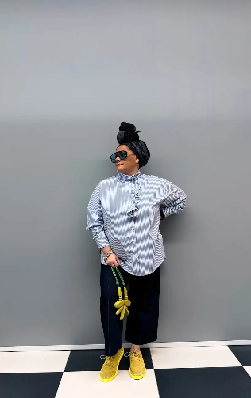 rivabella koszula w paski bialo niebieskie 2