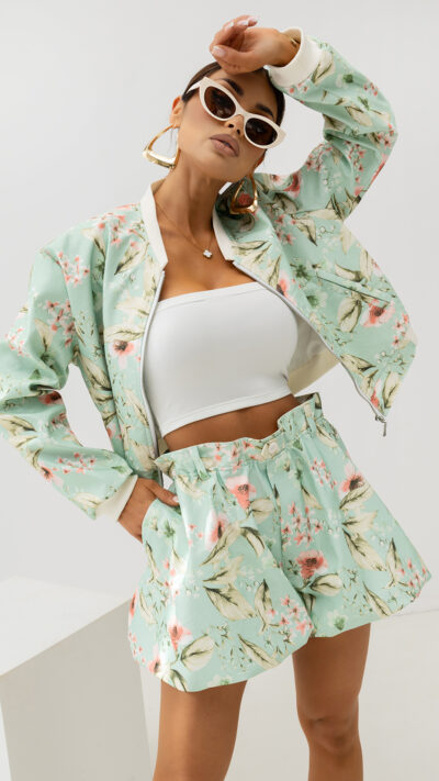 MISS CITY OFFICIAL Damskie Szorty Fabolous (miętowy)