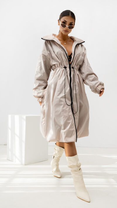 MISS CITY OFFICIAL Damska Kurtka Risk It All (beżowy)