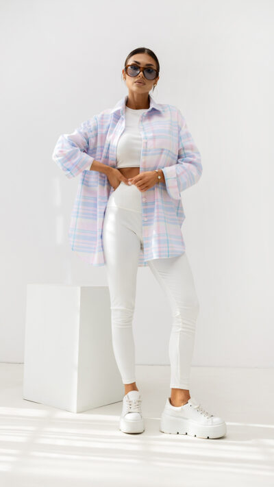 MISS CITY OFFICIAL Damska Koszula Need You More (fiolet)