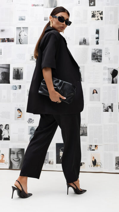 MISS CITY OFFICIAL Damska Marynarka Pure Flow (czarny)