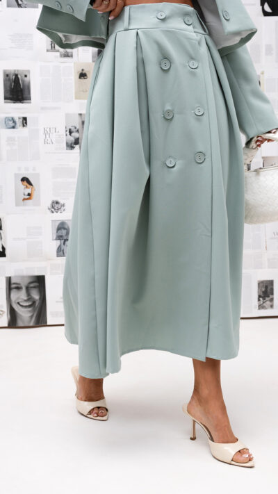 MISS CITY OFFICIAL Damska spódnica Easy Form (miętowy)