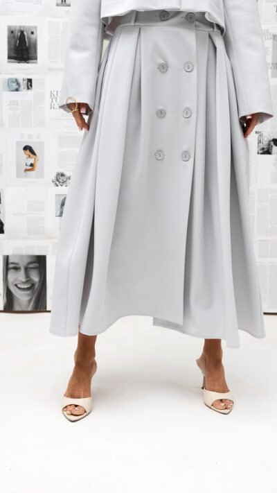 MISS CITY OFFICIAL Damska spódnica Easy Form (szary)