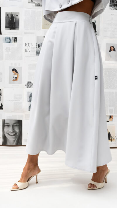 MISS CITY OFFICIAL Damska spódnica Soft Aura (szary)