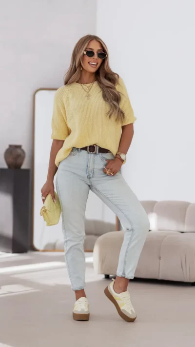 SimpliCity SimpliCity sweter Tini (banan)