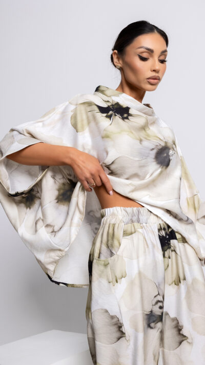 MISS CITY OFFICIAL Damska Bluzka Kimono Orchid (zielony)