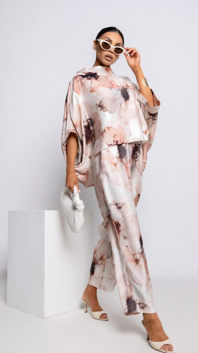 MISS CITY OFFICIAL Damskie Spodnie Orchid (pudrowy róż)