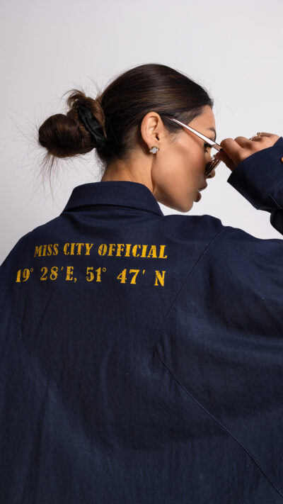 MISS CITY OFFICIAL Damska Koszula Tracking (granat)