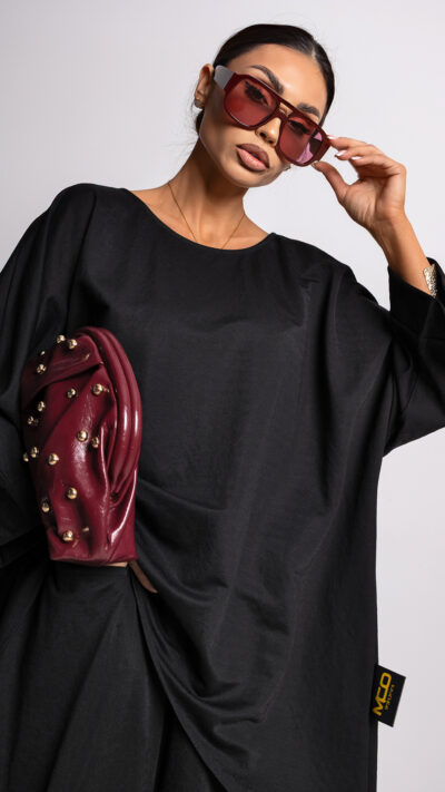 MISS CITY OFFICIAL Damska Bluzka Locked (czarny)