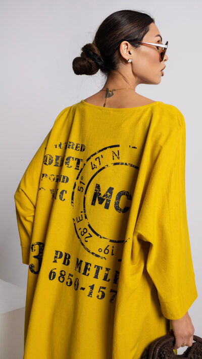 MISS CITY OFFICIAL Damska Bluzka Locked (żółty)