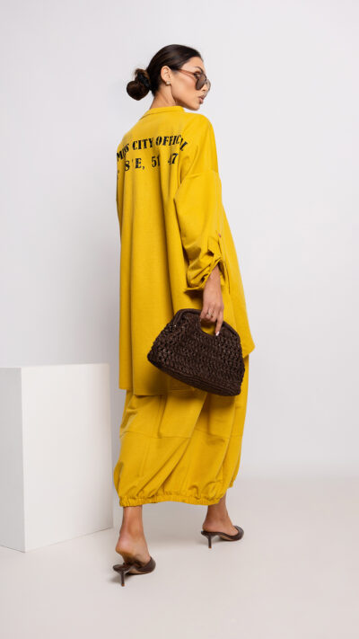 MISS CITY OFFICIAL Spódnica Rock Mine (żółty)