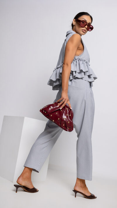 MISS CITY OFFICIAL Damskie Spodnie Lovely Day (niebieski)