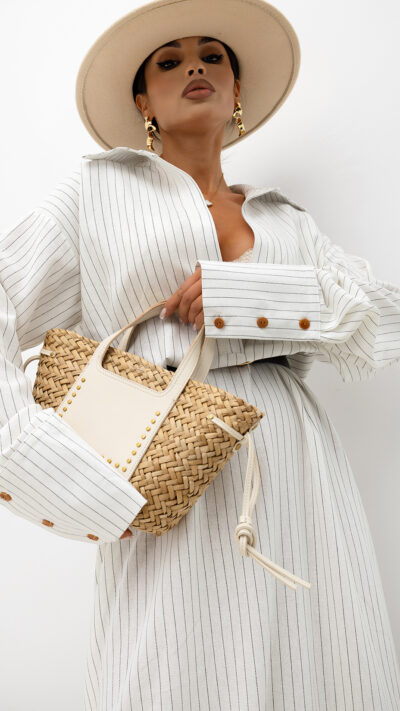 MISS CITY OFFICIAL Damska Sukienka Blessings (biały)