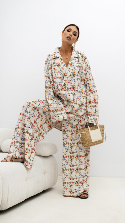 MISS CITY OFFICIAL Damska Koszula Wildflower (multicolor)