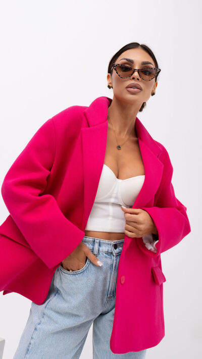 MISS CITY OFFICIAL Damska marynarka STATEMENT - fuksja